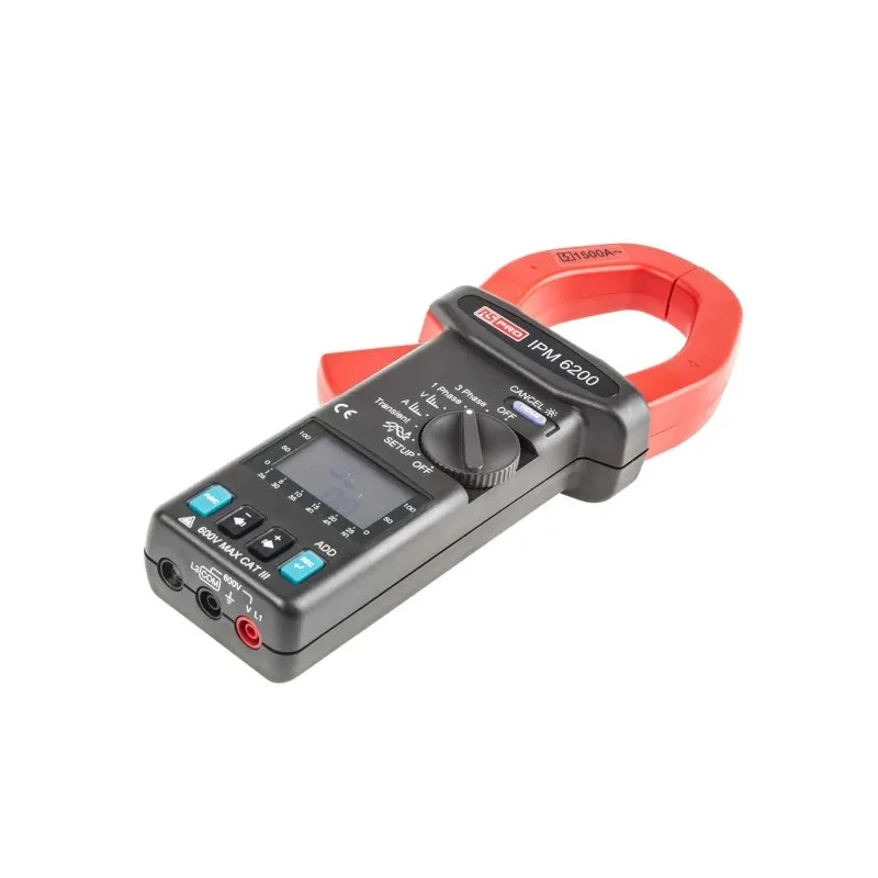 RS PRO 3-Phase Power Quality Analyser 1500 A Max 600V IPM6200