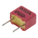 WIMA FKP2 Film Capacitor, ±5 % Tolerance, 4.7 nF Capacitance, 63 V DC, 40 V AC Rated Voltage, Through Hole Mount FKP2