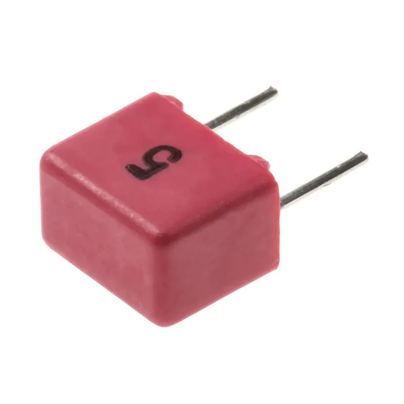 WIMA FKP2 Film Capacitor, ±5 % Tolerance, 4.7 nF Capacitance, 63 V DC, 40 V AC Rated Voltage, Through Hole Mount FKP2