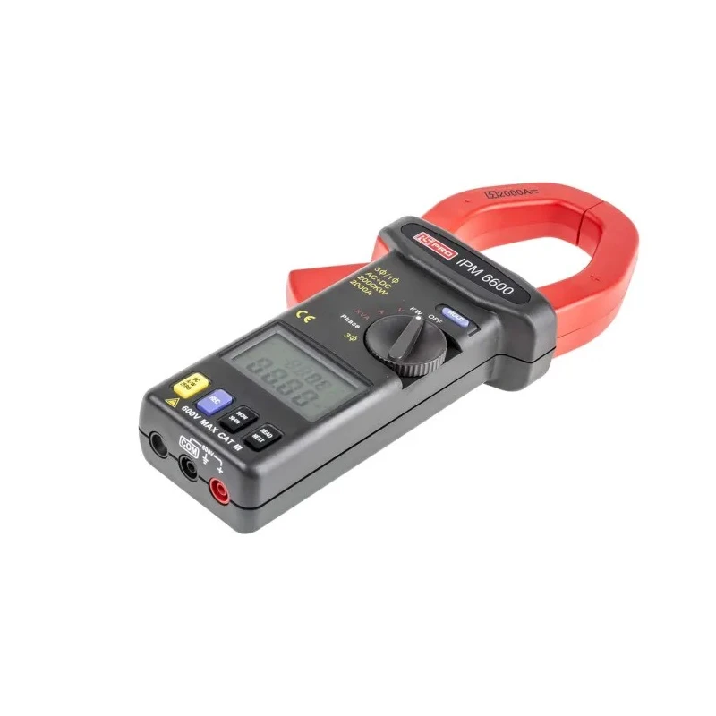 RS PRO IPM6600 Power Clamp Meter 2000 A dc 2 kA 600 V dc 600 V ac CAT III IPM6600