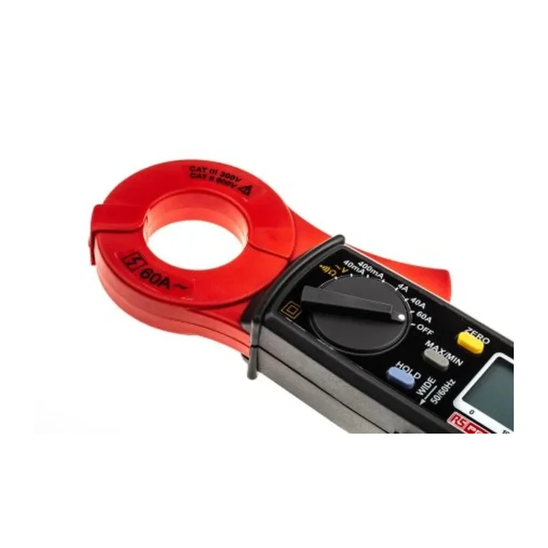 RS PRO Leakage Current Clamp Meter 60 A AC Voltage 400 V Resistance 400 Ω Model ILCM03A