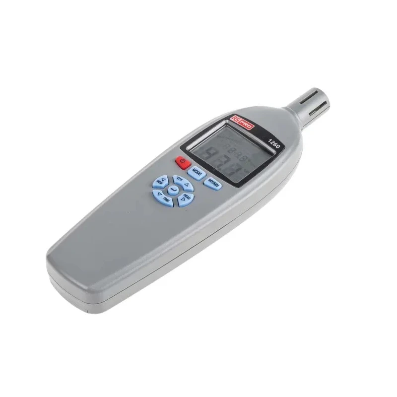 RS PRO Digital Thermohygrometer Hygrometer 60 °C Max, ±3 % RH Accuracy, Dual LCD RS1260