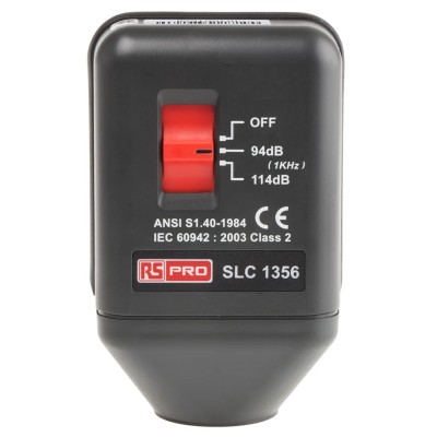 Chauvin Arnoux RS PRO Sound Level Calibrator ±0.5 dB Accuracy 114 dB Output 25.4 mm Microphone 123-2229