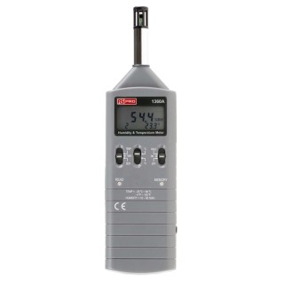 RS PRO Digital Hygrometer, Handheld, ±3 %RH Accuracy, 60 °C Max Temperature RS1360A