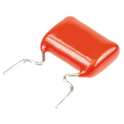 Vishay MKT368 Metallised Polyester Film Capacitor 100 nF 63V AC 100V DC Through Hole 