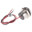 RS PRO Yellow Panel Mount Indicator 12V DC 40mA Lead Wire Termination IP67 Flush Bezel 123-2431