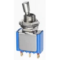 APEM Toggle Switch Panel Mount On-Off-On SPDT Solder Terminal 30V dc 20V ac 5637CDB12