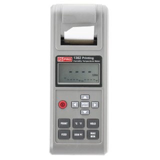 RS PRO Digital Hygrometer RS1362, 50 °C Max Operating Temperature, ±3 %RH Accuracy, 1333 °C Max Temperature Measurement