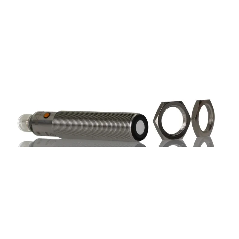 ifm electronic Threaded Barrel Ultrasonic Proximity Sensor M18 x 1, 1.6 m Detection Range, 3V-30V dc, 55mA PNP Output UGT510