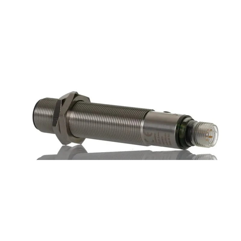 ifm electronic Threaded Barrel Ultrasonic Proximity Sensor M18 x 1, 1.6 m Detection Range, 3V-30V dc, 55mA PNP Output UGT510