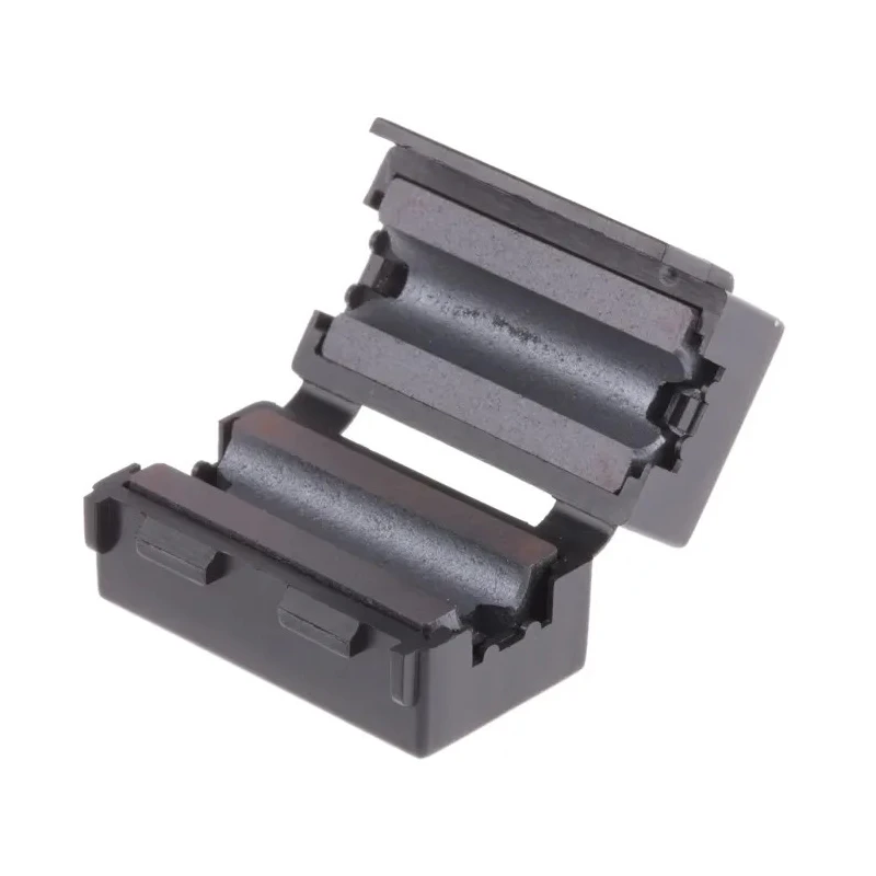 Essentra Openable Ferrite Clamp, Diameter 5.2 mm, Apertures 1, External Depth 23 mm, Width 15 mm, Height 14 mm 123-2481