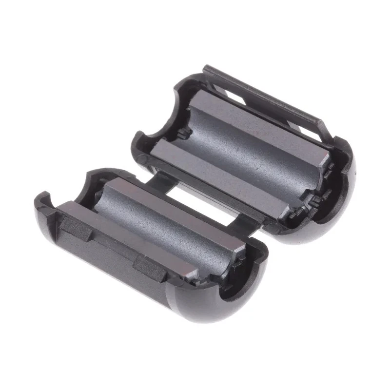 RS Pro Openable Ferrite Clamp Diameter 7.5 mm, Aperture 39x21x21 mm, Impedance 55Ω at 25 MHz, 100Ω at 100 MHz 123-2486