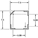 RS PRO Film Capacitor 100 pF Through Hole 70°C Max Operating Temperature 116-206
