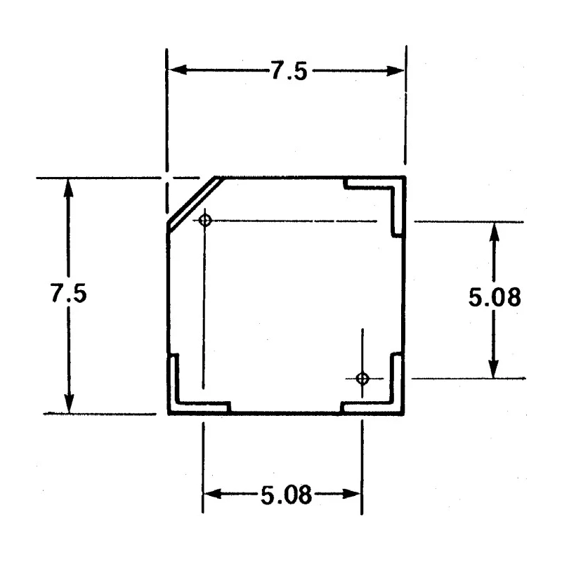 RS PRO Film Capacitor 100 pF Through Hole 70°C Max Operating Temperature 116-206