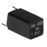RS PRO Polystyrene Film Capacitor 1 nF 63 V DC ±1% Tolerance Through Hole 7.5x7.5x13 mm EXFS Series 116-262