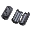 RS PRO Openable Ferrite Clamp, Aperture Diameter 9.5 mm, 22.5 mm Diameter x 43 mm Depth, Clamp Filter, Model 123-2491