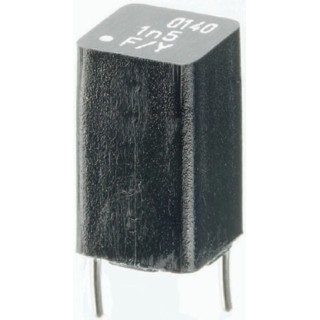 RS PRO Film Capacitor, 1.5 nF, Through Hole, 5.08 mm Lead Pitch, 70°C Maximum Operating Temperature 116-278