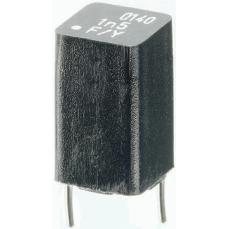 RS PRO Film Capacitor, 1.5 nF, Through Hole, 5.08 mm Lead Pitch, 70°C Maximum Operating Temperature 116-278