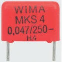WIMA MKS4 Film Capacitor 470 nF 160V AC 250V DC Through Hole 