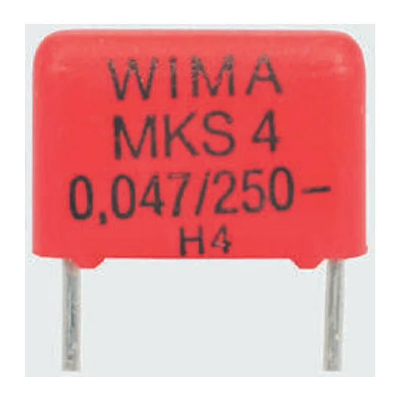 WIMA MKS4 Film Capacitor 470 nF 160V AC 250V DC Through Hole 