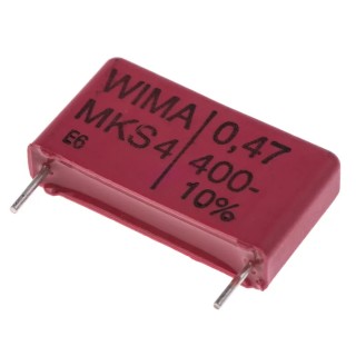 WIMA MKS4 Film Capacitor 470 nF 200V AC 400V DC Through Hole MKS4
