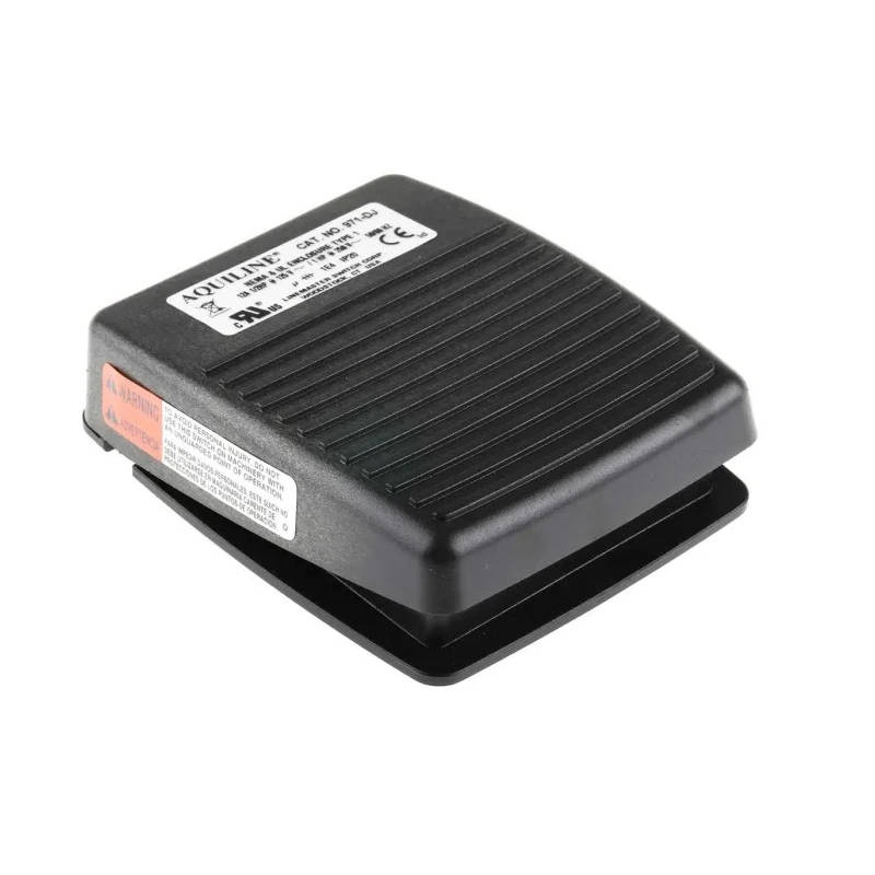 RS PRO Light Duty Latching Foot Switch SPST Polymer Housing 12A Contact Current 250 V ac 116-748