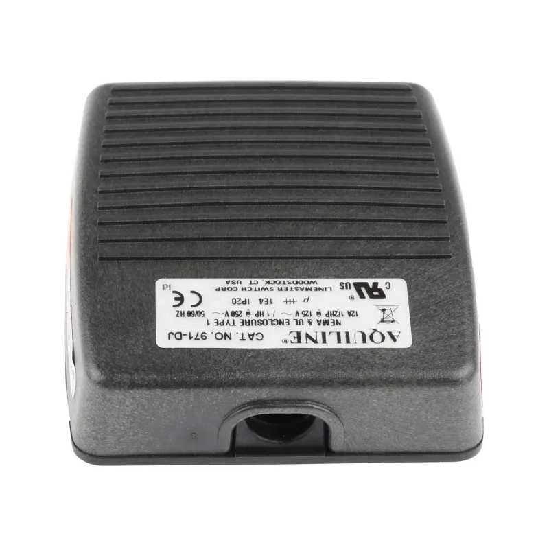 RS PRO Light Duty Latching Foot Switch SPST Polymer Housing 12A Contact Current 250 V ac 116-748