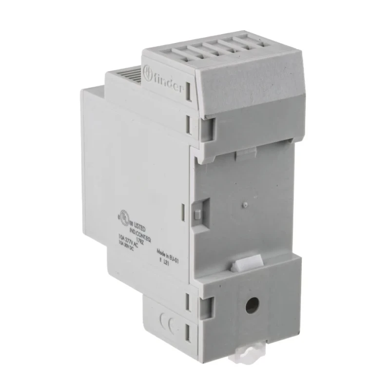 Finder 84 Series DIN Rail Timer Relay, 2-Contact, 110 to 240 V DC/AC, 0.1 s to 9999 h, DPDT, Multifunction 84.02.0.230.0000