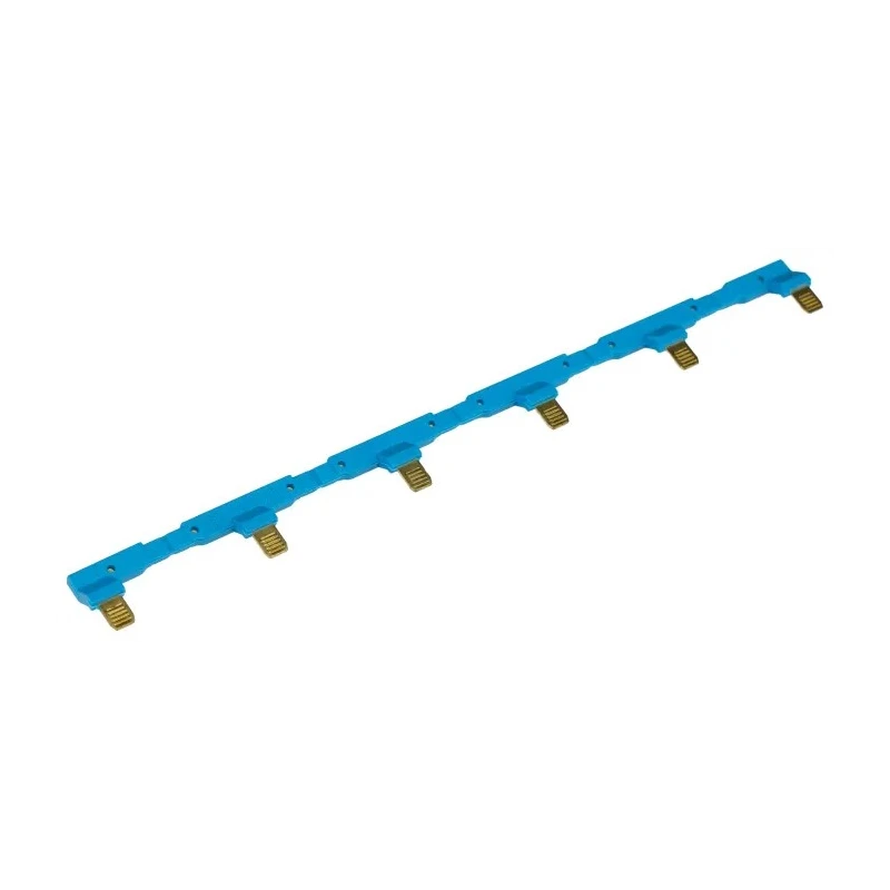 Finder Electrical Busbar Blue 6 Poles 10A Current Rating 250 V 31 mm Pitch 094.56