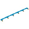 Finder Electrical Busbar Blue 6 Poles 10A Current Rating 250 V 31 mm Pitch 094.56