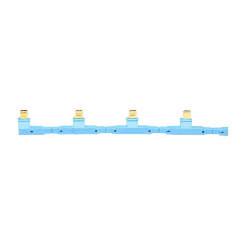 Finder Electrical Busbar Blue 6 Poles 10A Current Rating 250 V 31 mm Pitch 094.56