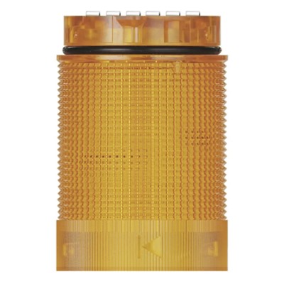 Werma KombiSIGN 40 Series Yellow Flashing Effect Beacon Tower, LED Bulb, 24V DC, IP66 634.320.55
