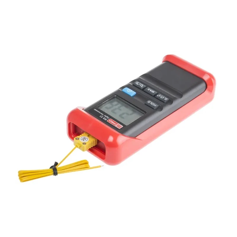 RS PRO K Probe Wired Digital Thermometer 1 Input 1300 °C Max ±0.1 K Accuracy RS51