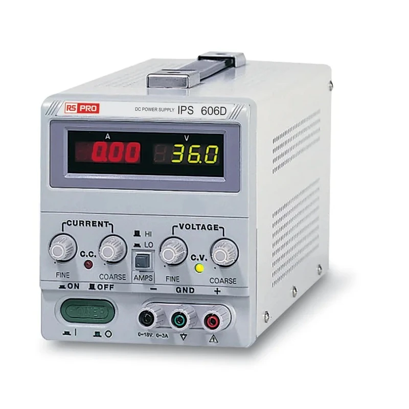 RS PRO Digital Bench Power Supply 1-Output 0 V ac to 60V 360 W 6 A Max 123-3579