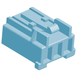 TE Connectivity Grace Inertia Male Connector Housing 2.5 mm Pitch 3 Way 1 Row Straight 3-1971793-2