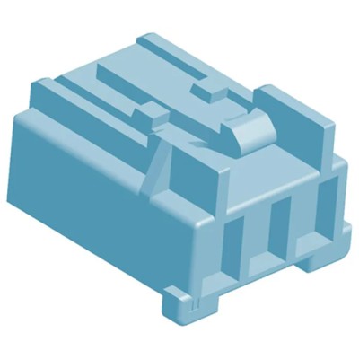 TE Connectivity Grace Inertia Male Connector Housing 2.5 mm Pitch 3 Way 1 Row Straight 3-1971793-2