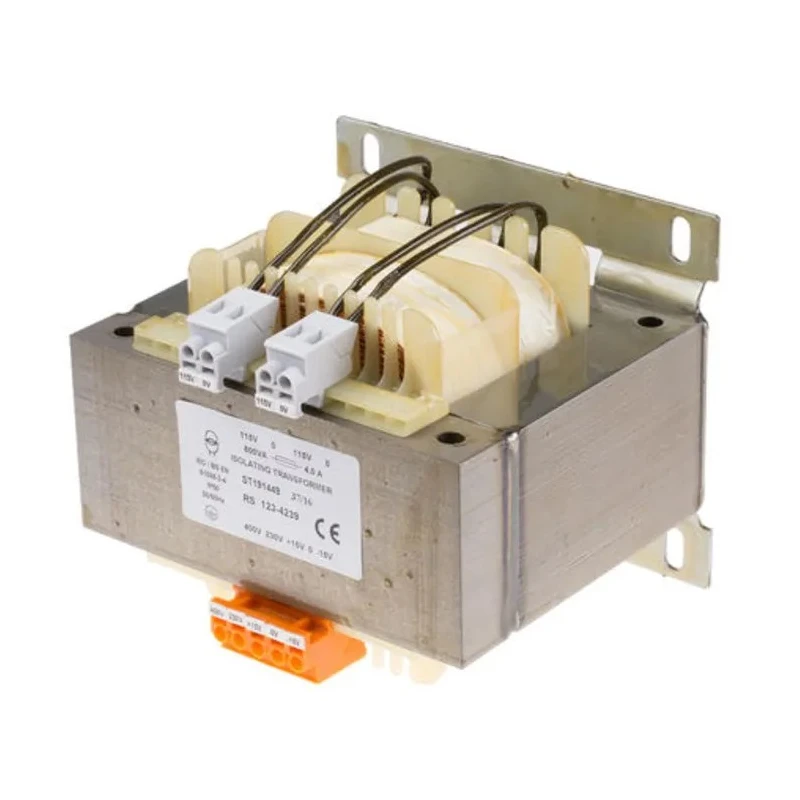 RS PRO 2 Output 800 VA Chassis Mount Transformer, 2 x 115 V ac, AS/NZS 61558.2.6 or AS/NZS 61558.2.4, IEC/BS/EN 123-4239