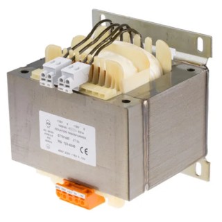 RS PRO 2 Output 1 kVA Chassis Mount Transformer, 230 V ac Primary, 2 x 115 V ac Secondary, CE Certified, IEC/BS/EN 123-4240