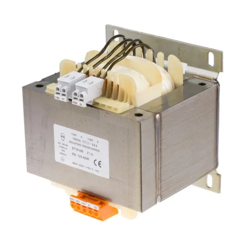 RS PRO 2 Output 1 kVA Chassis Mount Transformer, 230 V ac Primary, 2 x 115 V ac Secondary, CE Certified, IEC/BS/EN 123-4240