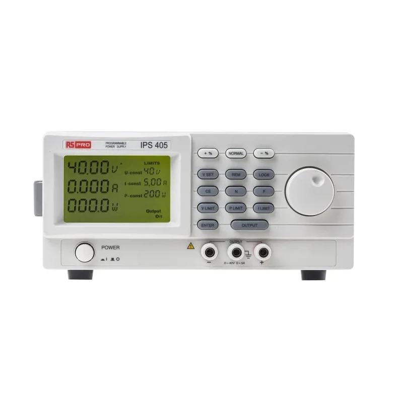 RS PRO Digital Bench Power Supply, 1-Output 0 V AC to 40V, 200W, 5A Max, IEC 320 Plug 123-3570