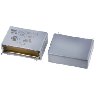 Vishay Film Capacitor 470 nF 310V AC 310V DC Through Hole F17724472000