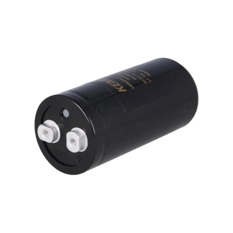 KEMET Aluminium Electrolytic Capacitor 0.1F 25V DC Screw Mount Cylindrical Can ALS31A104KF025