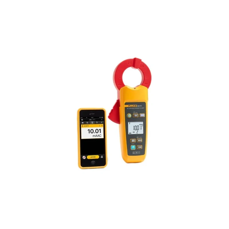 Fluke Clamp Meter 60 A True RMS Leakage Clamp Meter 40mm Jaw Opening CAT III 600 V FLUKE-368 FC