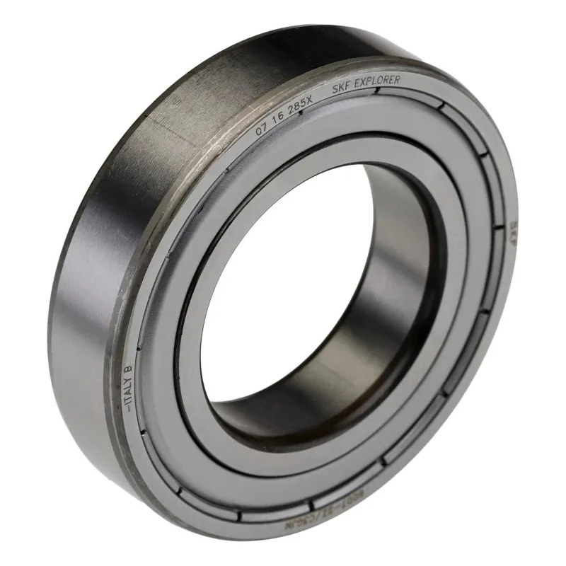 SKF Single Row Deep Groove Ball Bearing 35 mm ID, 62 mm OD, 14 mm Race Width, Shielded Steel Cage 6007-2Z/C3GJN