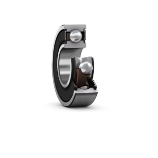SKF Single Row Deep Groove Ball Bearing 17 mm ID 40 mm OD 12 mm Width Non-Metallic Cage Sealed 6203-2RSLTN9/C3VT162
