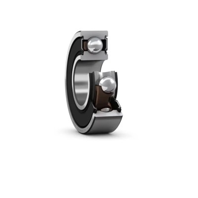 SKF Single Row Deep Groove Ball Bearing 17 mm ID 40 mm OD 12 mm Width Non-Metallic Cage Sealed 6203-2RSLTN9/C3VT162