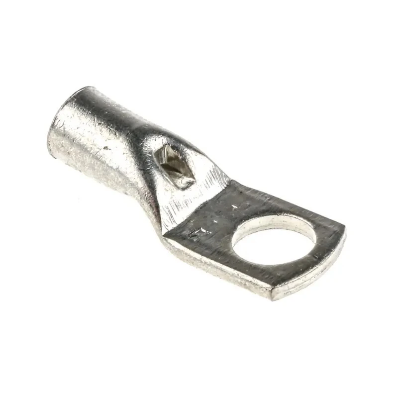 RS PRO Uninsulated Tubular Ring Terminal M6 Stud Size 10 AWG Wire Size Grey RSPRO119-160 119-160