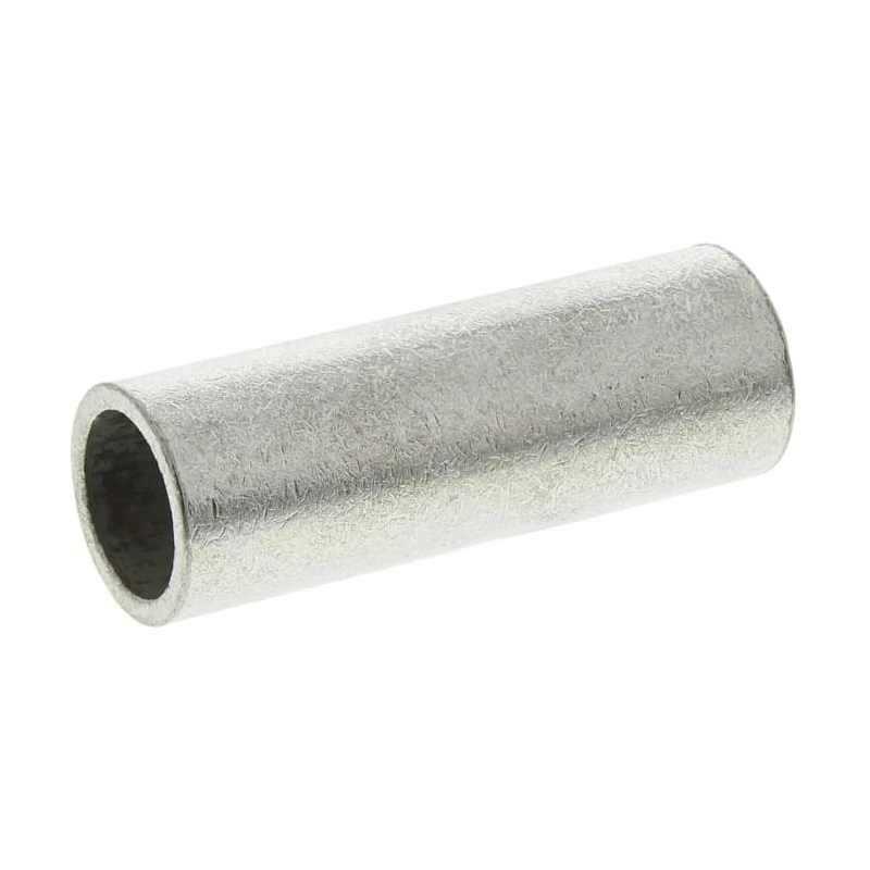 RS PRO Butt Splice Connector, Uninsulated, Tin Plated, Copper Contact, 70mm², 43mm Length, 12mm Diameter 119-249