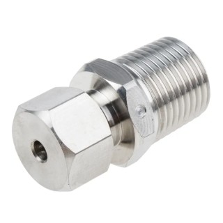 RS PRO Corrosion Resistant Stainless Steel Thermocouple or PRT Probe Compression Fitting, RoHS Compliant, United 123-5577
