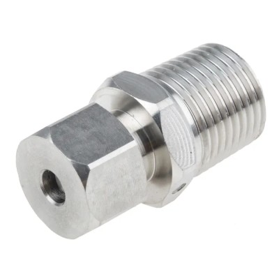 RS PRO Compression Fitting for Use with Thermocouple or PRT Probe, RoHS Compliant Standard 123-5578